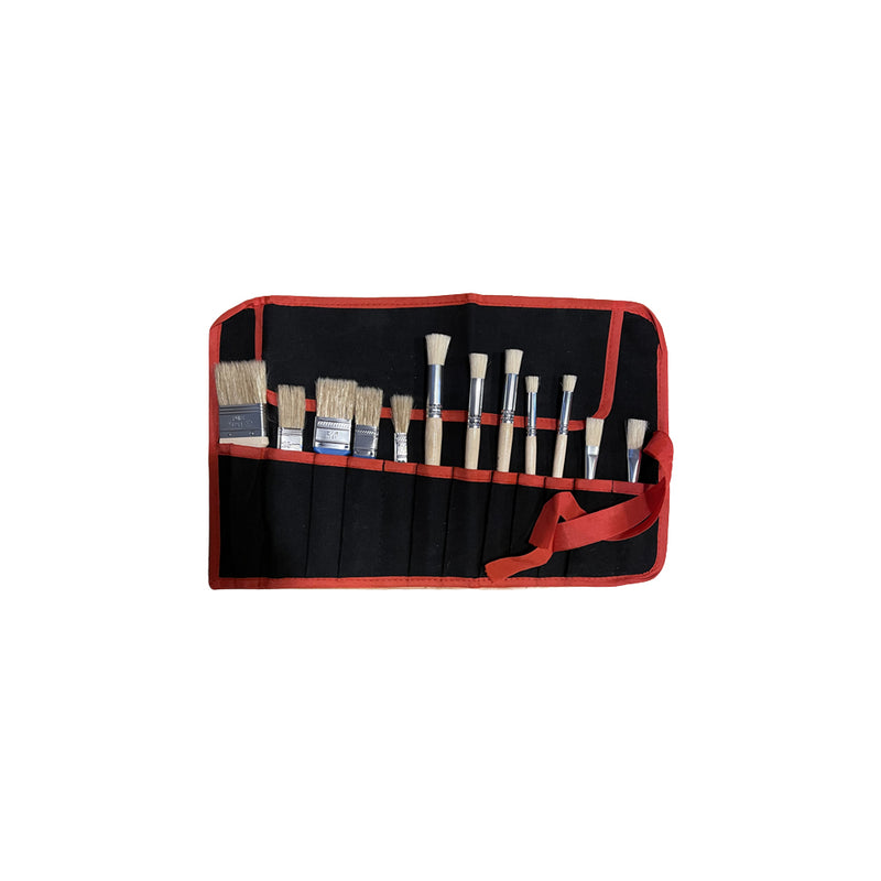 Brush Set (12 piece in canvas roll)