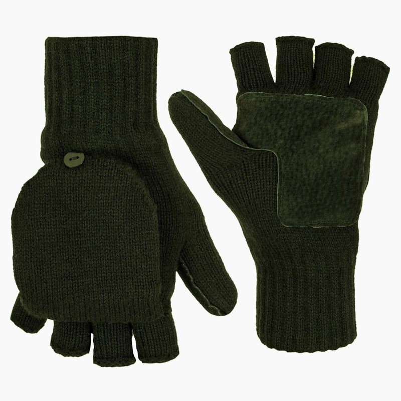 Fingerless Gloves with Mitt