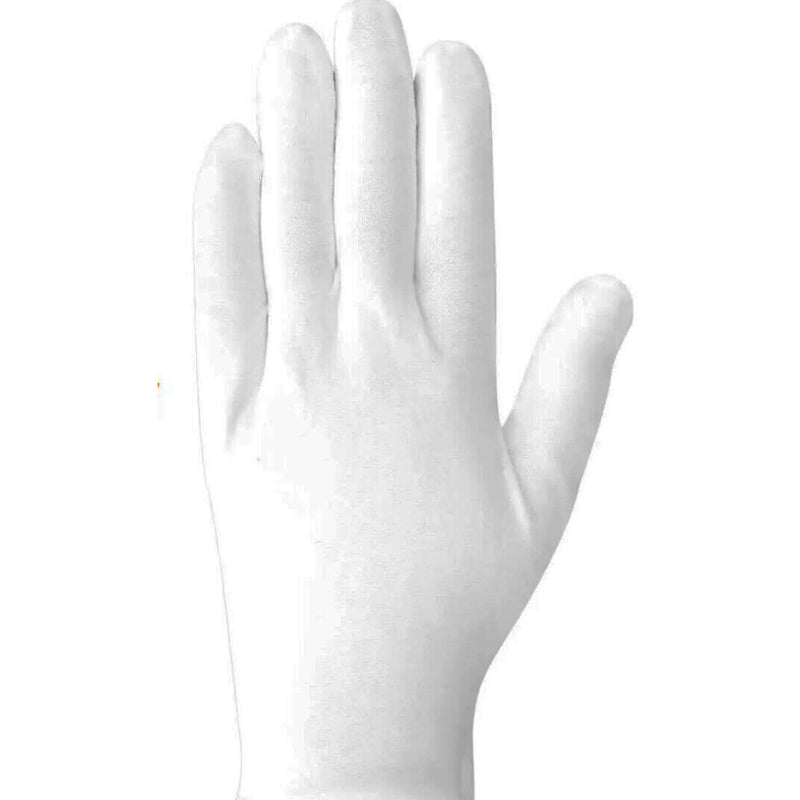 Pair of White Cotton Gloves (one size)