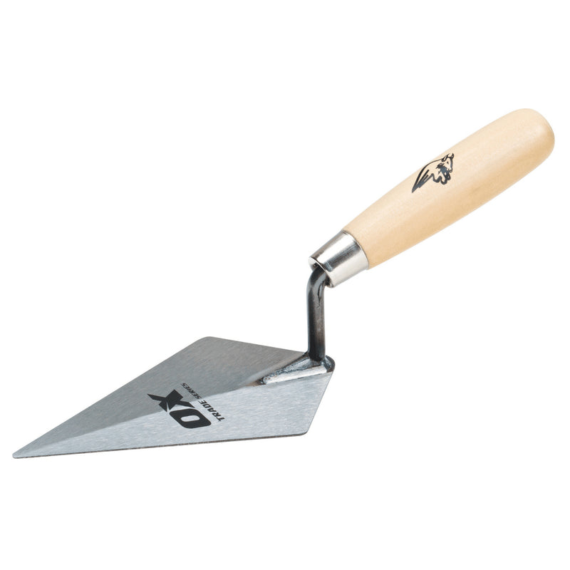 Wooden Handle Trowel - 6" (152mm) blade