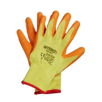 Latex grip gloves