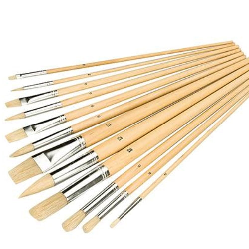 Mixed Tip Brushes (12 piece)