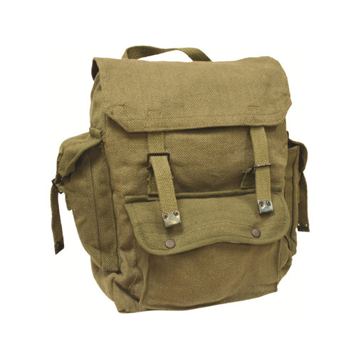Canvas Backpack - Olive
